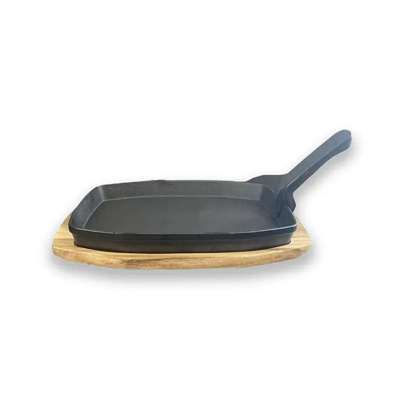 The Bastard Sizzling Plate gietijzeren plaat 24x32 cm