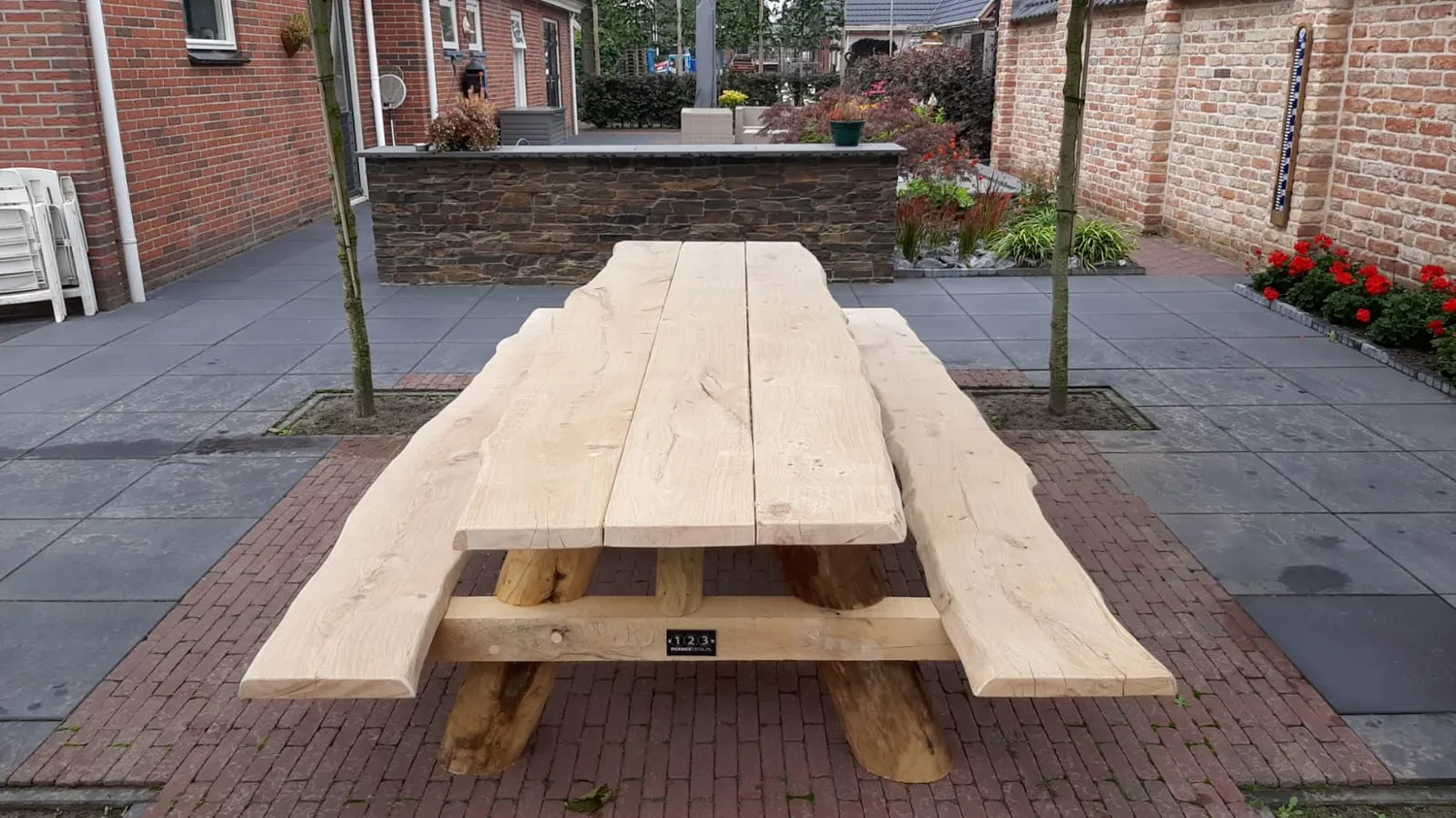Jaap de Vries Producties Liberty 300 picknicktafel eiken 8-12 personen