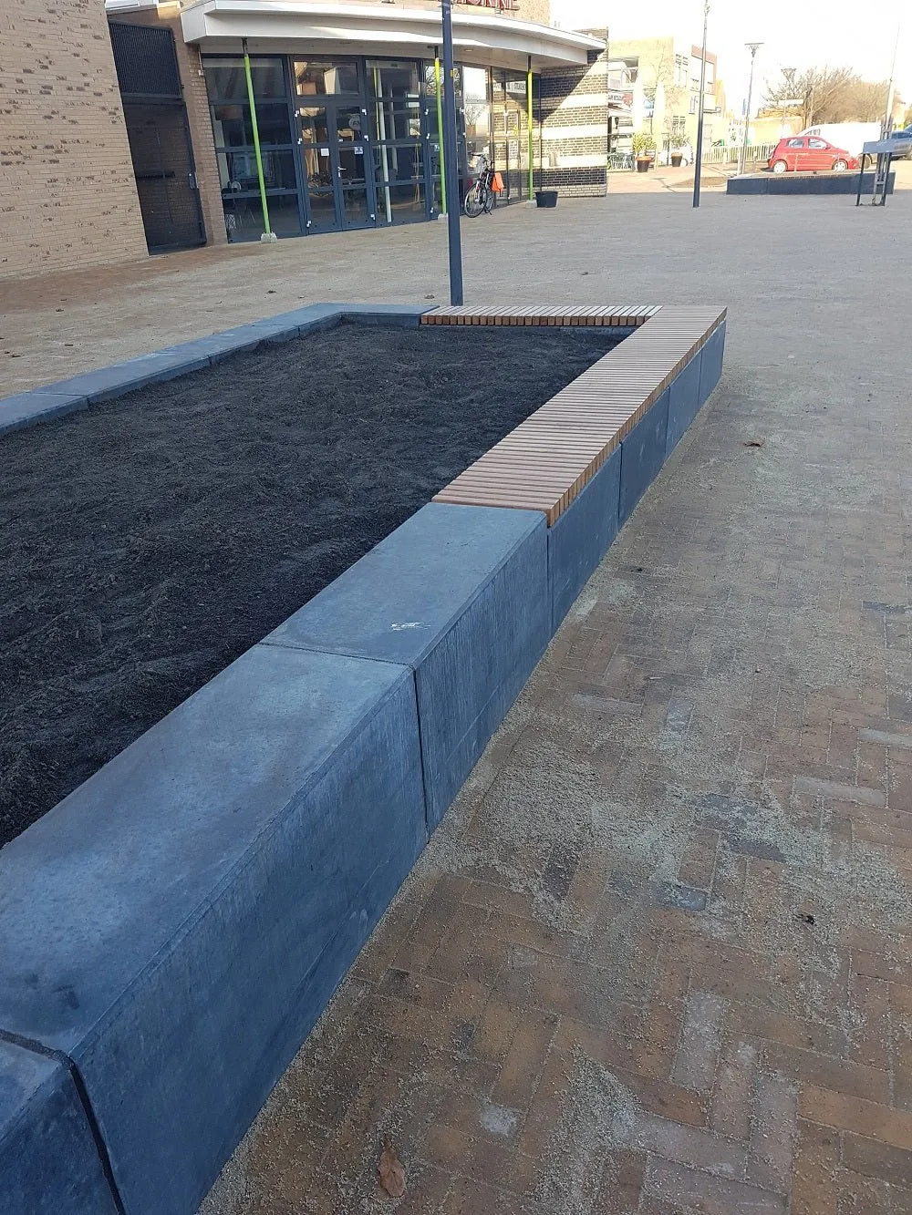 Groundlevel Samson EDY zitrand beton modulair
