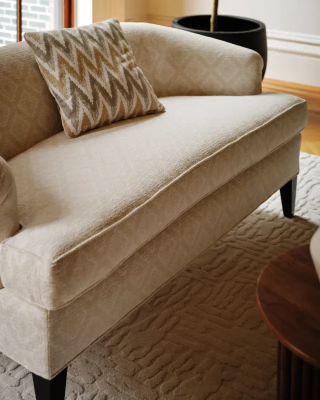 Sutherland Furniture Les Fleurs tuinstoel beige onderhoudsarm