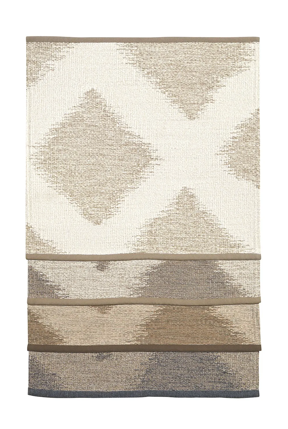 Sutherland Furniture Diamond Flatwoven buitenkleed beige