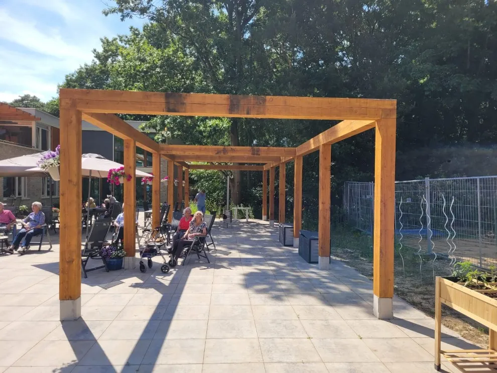 Jaap de Vries Producties pergola hout tuin
