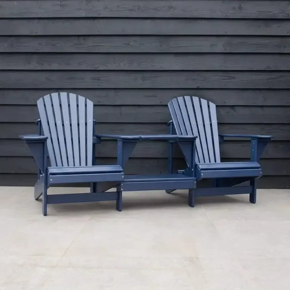 Comfychair Tête-à-tête Rak tuinbank marineblauw