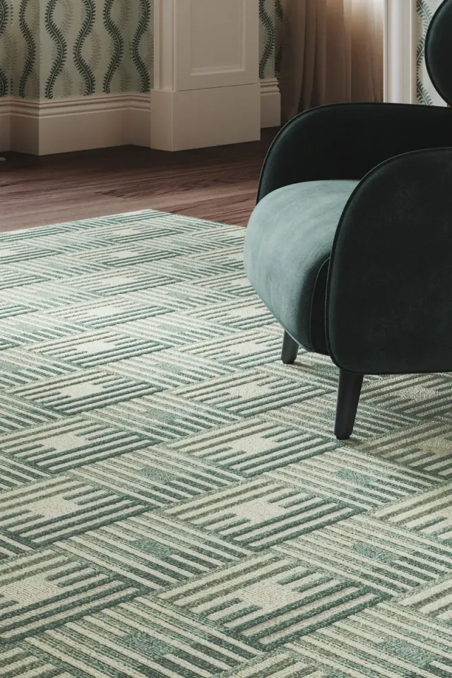 Sutherland Furniture Square One Drop Stitch buitenstof waterafstotend