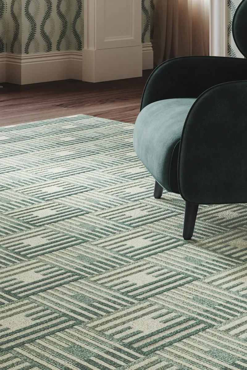 Sutherland Furniture Square One Drop Stitch buitenstof waterafstotend
