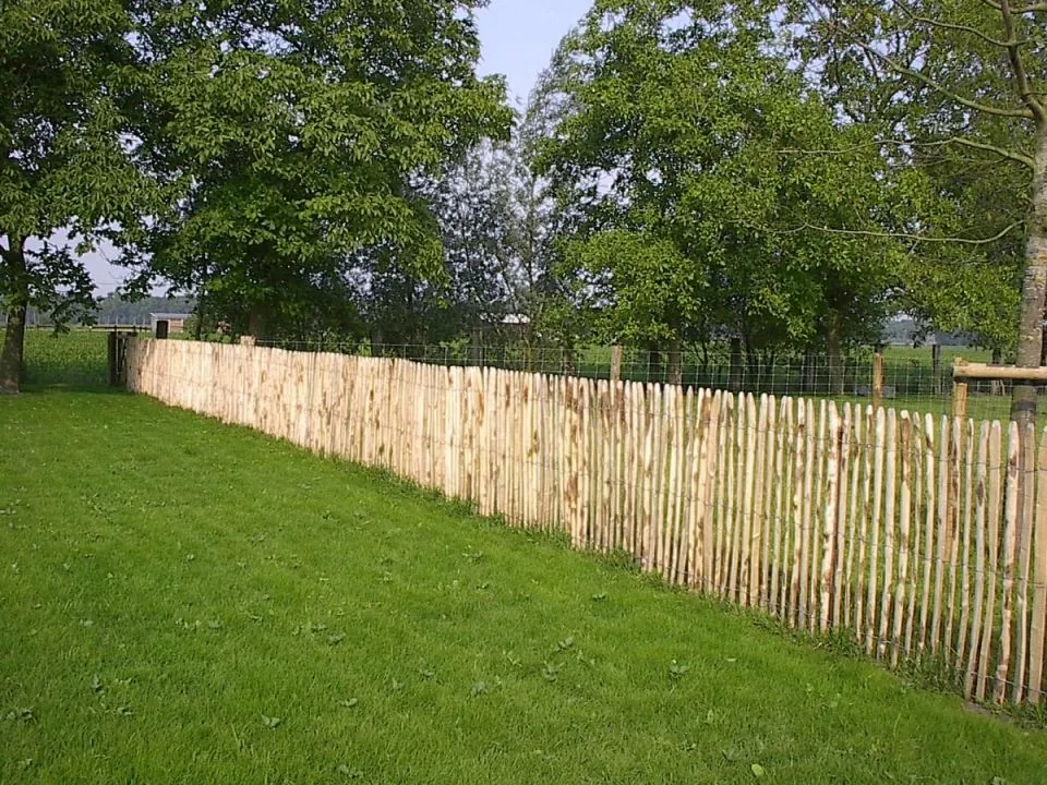Jaap de Vries Producties Engels hekwerk 100 cm kastanjehout