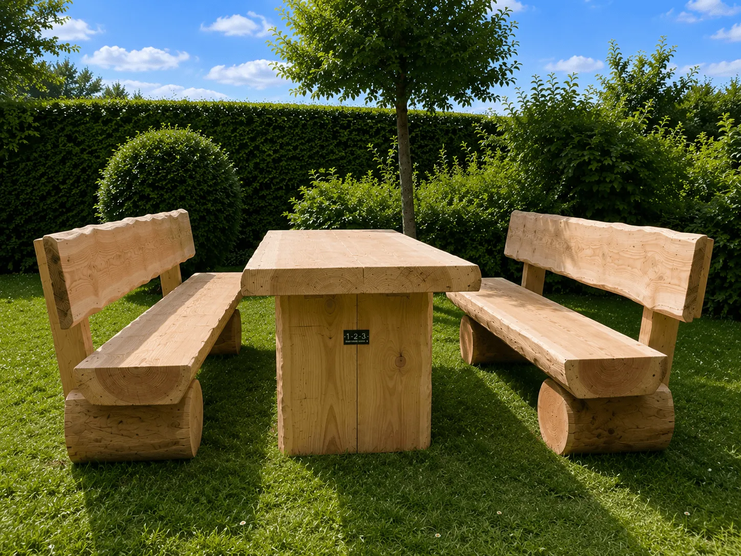 Jaap de Vries Producties Phoenix tuinset Douglas 200 cm 4-8 pers